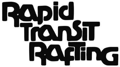 rapid transit rafting logo enhanced black
